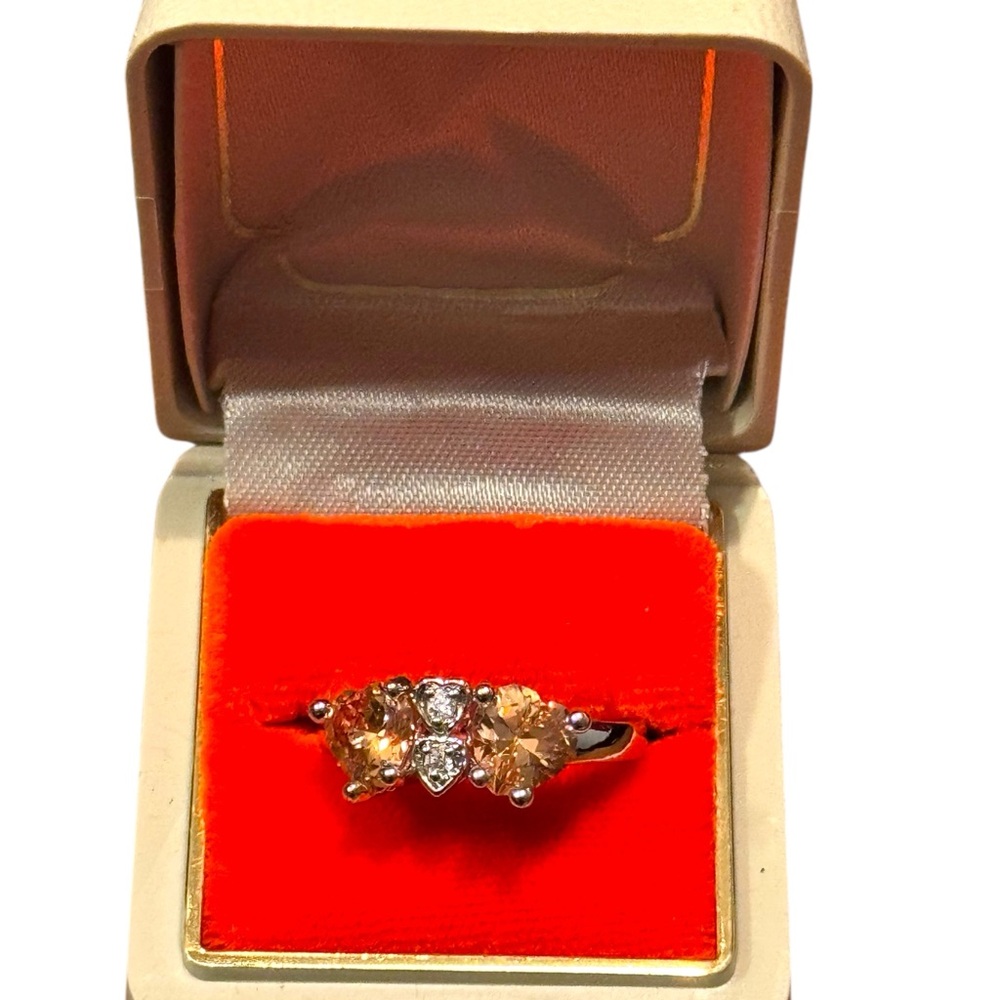 Elegant Sterling Silver 925 CZ  Women's Ring